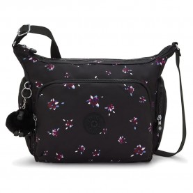 чанта,всички,чанти,kipling,gabb,12l,bag,night,flower,(black)