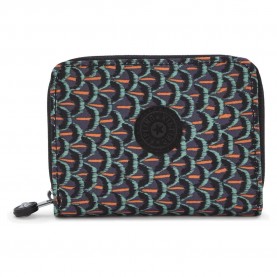 портфейли,и,портмонета,kipling,money,love,wallet,geo,feather,(grey)