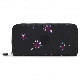 портфейли,и,портмонета,kipling,money,world,wallet,night,flower,(black)