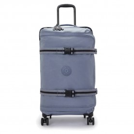 куфари,kipling,spontaneous,m,71l,trolley,bag,blue,stone,(blue)