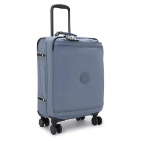 куфари,kipling,spontaneous,s,37.5l,trolley,bag,blue,stone,(blue)