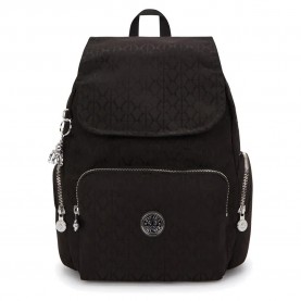 раница,раници,kipling,city,zip,s,13l,backpack,noir,sign,jacquard,(black)