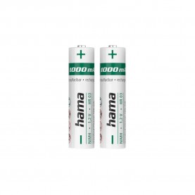 батерии,hama,aaa,ni,mh,rechargeable,battery,1000mah,1.2v,clear,(white)