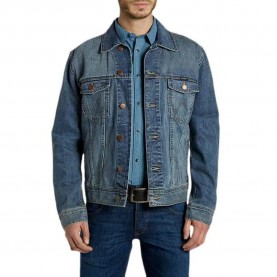 яке,мъжки,якета,wrangler,western,jacket,refurbished,mid,stone,(blue)