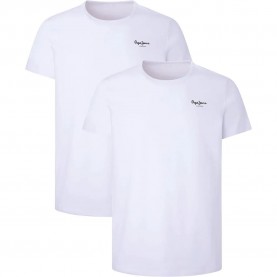 мъжко,бельо,pepe,jeans,pmu10976,short,sleeve,base,layer,2,units,refurbished,white