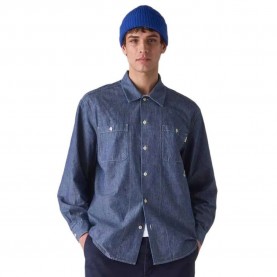 риза,с,дълъг,ръкав,мъжки,ризи,dockers,dseries,long,sleeve,shirt,blue,(bay,chambray)