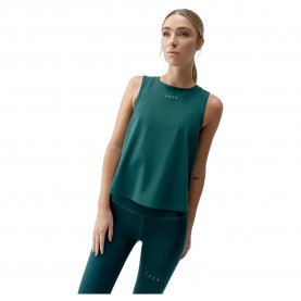 Тениска Born living yoga Kishi sleeveless T-shirt - Deep Green тениска,дамски,тениски,born,living,yoga,kishi,sleeveless,t,shirt,deep,green
