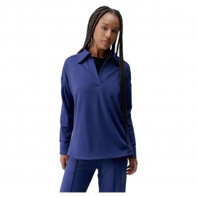 Блуза с яка Born living yoga Lua Polo sweatshirt - Next Blue блуза,с,яка,дамски,блузи,born,living,yoga,lua,polo,sweatshirt,next,blue