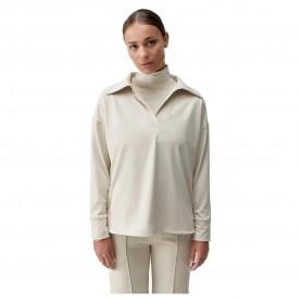 Блуза с яка Born living yoga Lua Polo sweatshirt - Winter Ecru блуза,с,яка,дамски,блузи,born,living,yoga,lua,polo,sweatshirt,winter,ecru