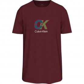 тениска,мъжки,тениски,calvin,klein,lv04rd821g,short,sleeve,t,shirt,renaissance,red,(purple)
