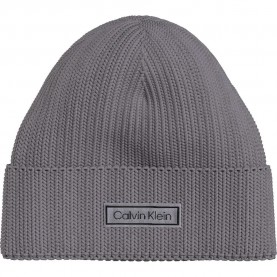 шапка,всички,шапки,calvin,klein,patch,chunky,beanie,silver,sconce