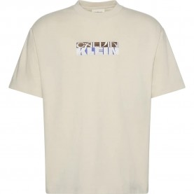 Тениска Calvin klein jeans LV04RD808G short sleeve T-shirt - Beige (Bone White) тениска,мъжки,тениски,calvin,klein,jeans,lv04rd808g,short,sleeve,t,shirt,beige,(bone,white)