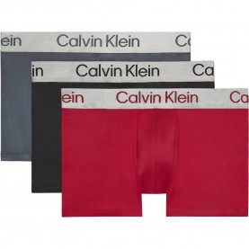 боксерки,мъжко,бельо,calvin,klein,lv00nb4269,boxers,3,units,red,stamp,black,turbulence,(multicolor)