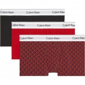 боксерки,мъжко,бельо,calvin,klein,lv00nb4564,trunk,boxers,3,units,black,seamless,emblem,dark,berry,ad