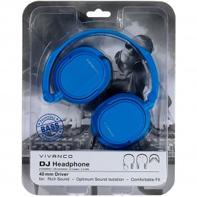 слушалки,слушалки,vivanco,dj20,earphones,blue