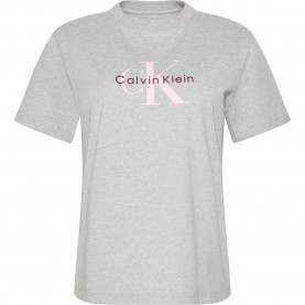 тениска,дамски,тениски,calvin,klein,jeans,hero,classic,monologo,short,sleeve,t,shirt,heroic,heather,grey,(grey)