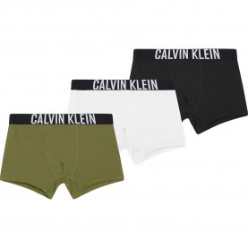 боксерки,детско,бельо,calvin,klein,b70b700510,boxers,3,units,cedar,classic,white,black,(multicolor)