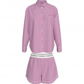 пижама,дамски,пижами,calvin,klein,lv00qs7581,pyjama,pink,(19471,trail,stripe,pink,essence)