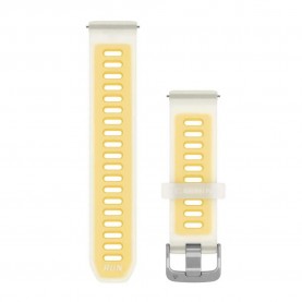 други,аксесоари,garmin,quick,release,20,mm,silicone,strap,translucent,bone,mango,(yellow)