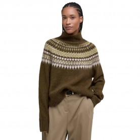 блуза,дамски,пуловери,дамски,плетени,дрехи,barbour,lorrie,sweater,multi,(green)