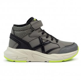 Маратонки Munich Mini Track Boot Velcro 32 trainers - Grey (Grey) маратонки,мъжки,маратонки,дамски,маратонки,munich,mini,track,boot,velcro,32,trainers,grey,(grey)