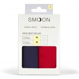 дамско,бельо,дамски,бикини,и,танкини,smoon,moderate,&,flow,pack,panties,blue,red,(red,blue)