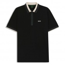 BOSS Hole19 Philix 10270351 short sleeve polo - Black (Black) мъжки,блузи,с,яка,boss,hole19,philix,10270351,short,sleeve,polo,black,(black)