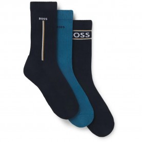 чорапи,мъжки,чорапи,boss,iconic,10273981,socks,3,pairs,blue,black,(open,miscellaneous)