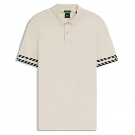 BOSS Zone 10273348 short sleeve polo - Beige / White (Open White) мъжки,блузи,с,яка,boss,zone,10273348,short,sleeve,polo,beige,white,(open,white)