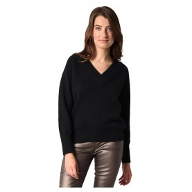 блуза,дамски,пуловери,дамски,плетени,дрехи,deeluxe,berilde,v,neck,sweater,black