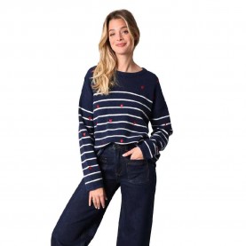 блуза,дамски,пуловери,дамски,плетени,дрехи,deeluxe,berinda,sweater,navy