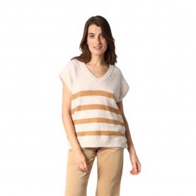 блуза,дамски,пуловери,дамски,плетени,дрехи,deeluxe,birdy,v,neck,sweater,camel