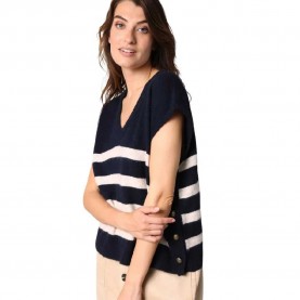 блуза,дамски,пуловери,дамски,плетени,дрехи,deeluxe,birdy,v,neck,sweater,navy