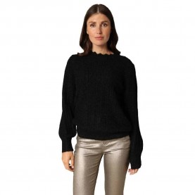 блуза,дамски,пуловери,дамски,плетени,дрехи,deeluxe,carty,sweater,black