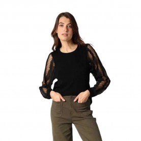 блуза,дамски,пуловери,дамски,плетени,дрехи,deeluxe,edwige,sweater,black