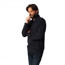 блуза,мъжки,пуловери,deeluxe,henley,half,zip,sweater,navy