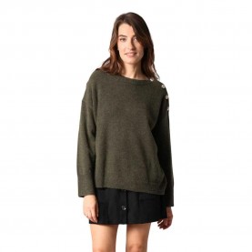 блуза,дамски,пуловери,дамски,плетени,дрехи,deeluxe,irina,sweater,green,(dark,khaki)