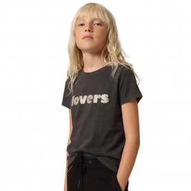 Тениска Deeluxe Lolover short sleeve T-shirt - Grey (Charcoal) тениска,мъжки,тениски,дамски,тениски,deeluxe,lolover,short,sleeve,t,shirt,grey,(charcoal)