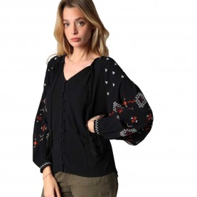 дамски,блузи,дамски,ризи,deeluxe,neskara,long,sleeve,blouse,black