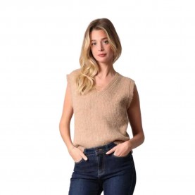 блуза,дамски,пуловери,дамски,плетени,дрехи,deeluxe,pia,v,neck,sweater,camel