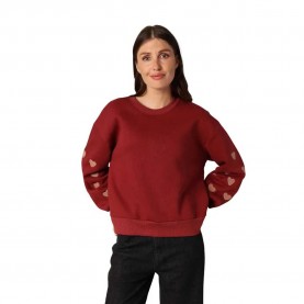 блуза,дамски,блузи,deeluxe,sarina,sweatshirt,burgundy