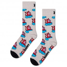 чорапи,мъжки,чорапи,happy,socks,bad,pig,crew,socks,grey