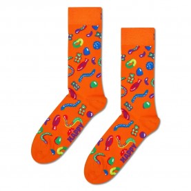 чорапи,мъжки,чорапи,happy,socks,candy,crew,socks,orange