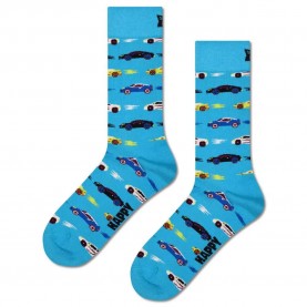 чорапи,мъжки,чорапи,happy,socks,car,stripe,crew,socks,blue,(blue)