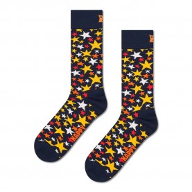 чорапи,мъжки,чорапи,happy,socks,christmas,star,crew,socks,navy