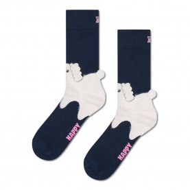 чорапи,мъжки,чорапи,дамски,чорапи,happy,socks,fluffy,dog,crew,socks,blue,(navy)