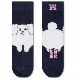 чорапи,детски,чорапи,happy,socks,fluffy,dog,crew,socks,navy,(blue)