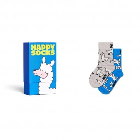 чорапи,детски,чорапи,happy,socks,llama,gift,set,crew,socks,2,pairs,blue,(blue,grey)