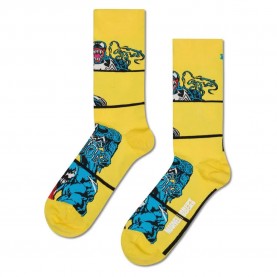 чорапи,мъжки,чорапи,happy,socks,marvel,symbiote,crew,socks,yellow