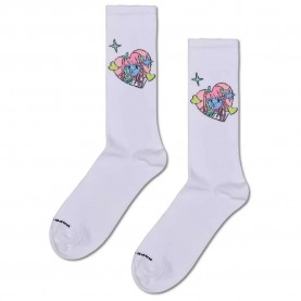 чорапи,мъжки,чорапи,happy,socks,peace,sneaker,crew,socks,white,(white)